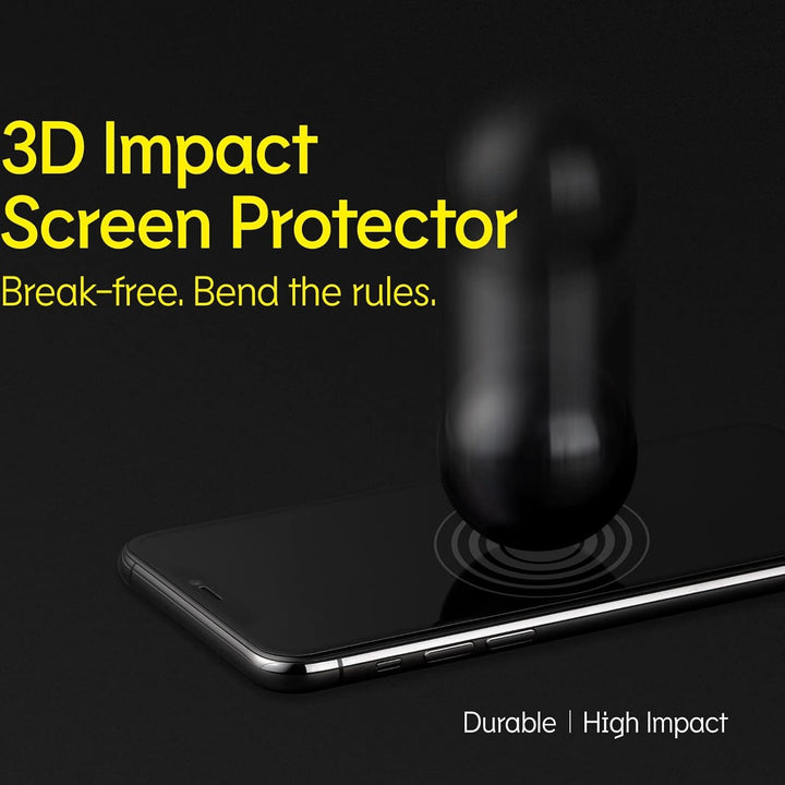 RhinoShield 3D Impact Displayschutz kompatibel mit [iPhone 11 / XR] | Aufprallschutz - HD-klar - 3D