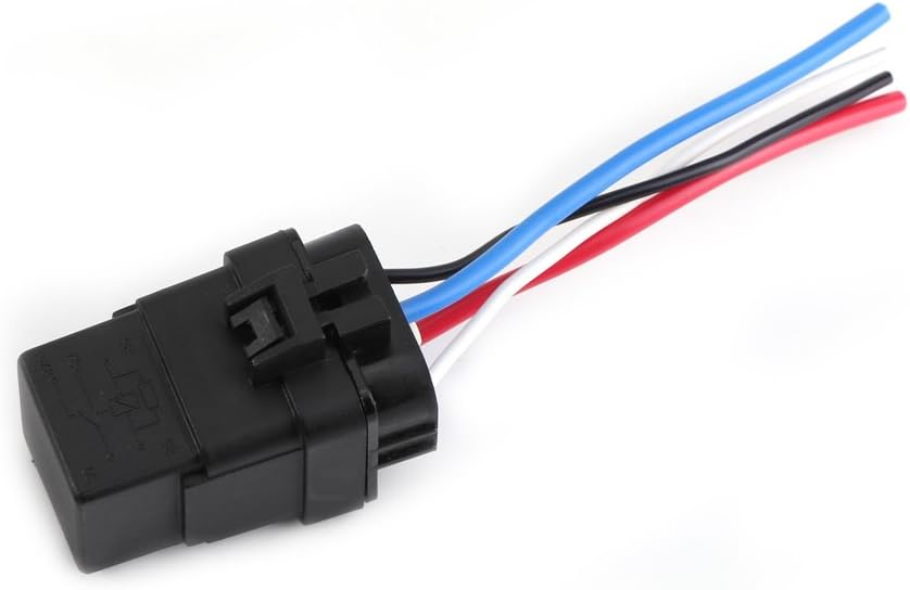 DC 12V 40A Auto Fahrzeug 4-Pin Wasserdicht versiegelt Integrierte Relais Sockel Kit 4 Draht mit Halt