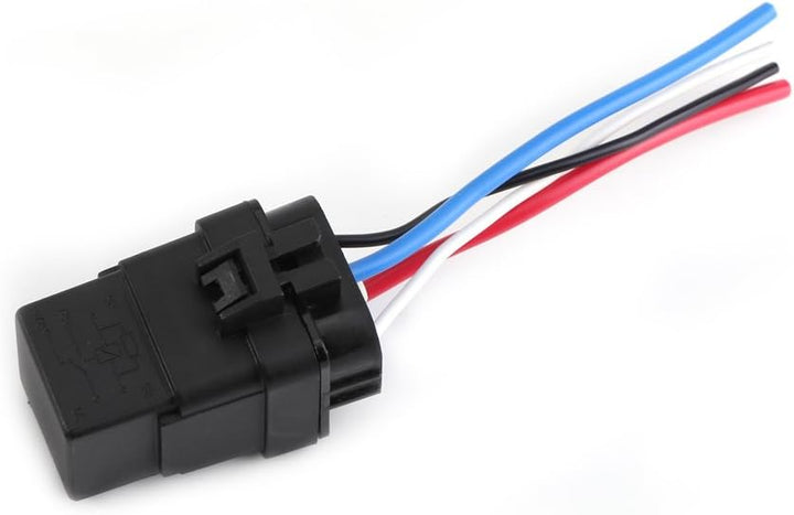 DC 12V 40A Auto Fahrzeug 4-Pin Wasserdicht versiegelt Integrierte Relais Sockel Kit 4 Draht mit Halt