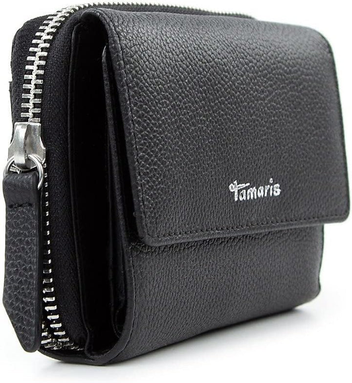 Tamaris Geldbörse TAS Amanda 50007 Damen Geldbörsen Uni Black 100 Einheitsgrösse Black 100, Einheits