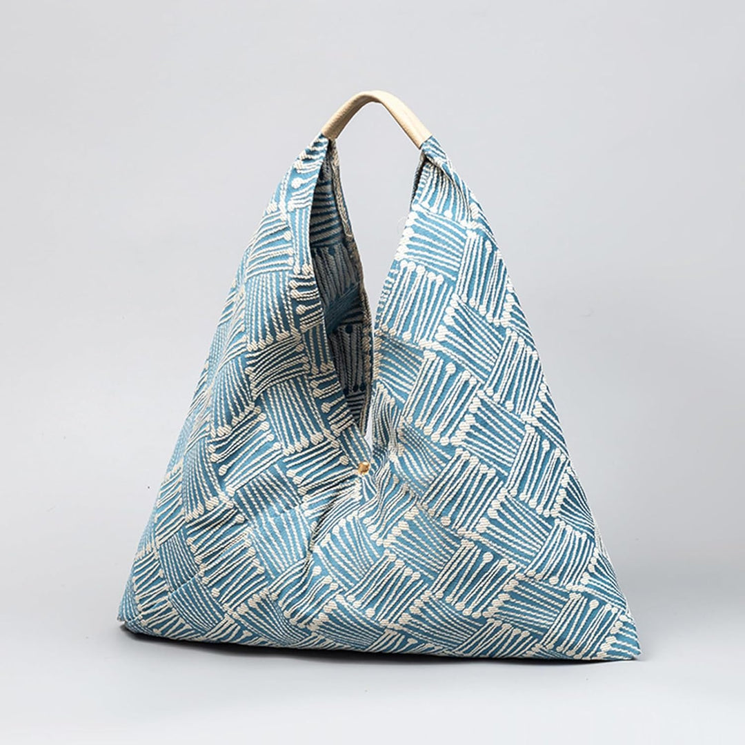 CORIOS Damen Handtasche Canvas Unterarmtasche Ethnischer Stil Schultertasche Böhmische Tote Beutel S