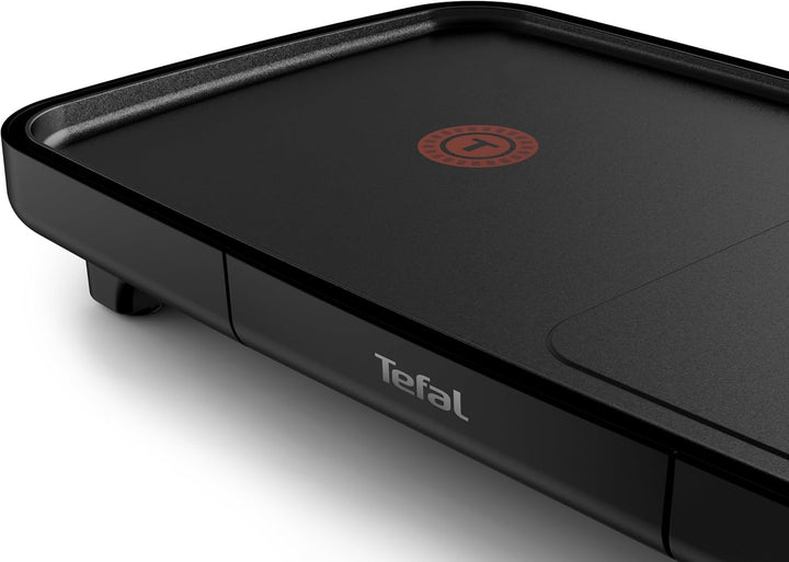 Tefal Plancha Booster Elektro-Plancha 2200 W, 2 Kochzonen, einstellbares Thermostat, grosse Kochfläc