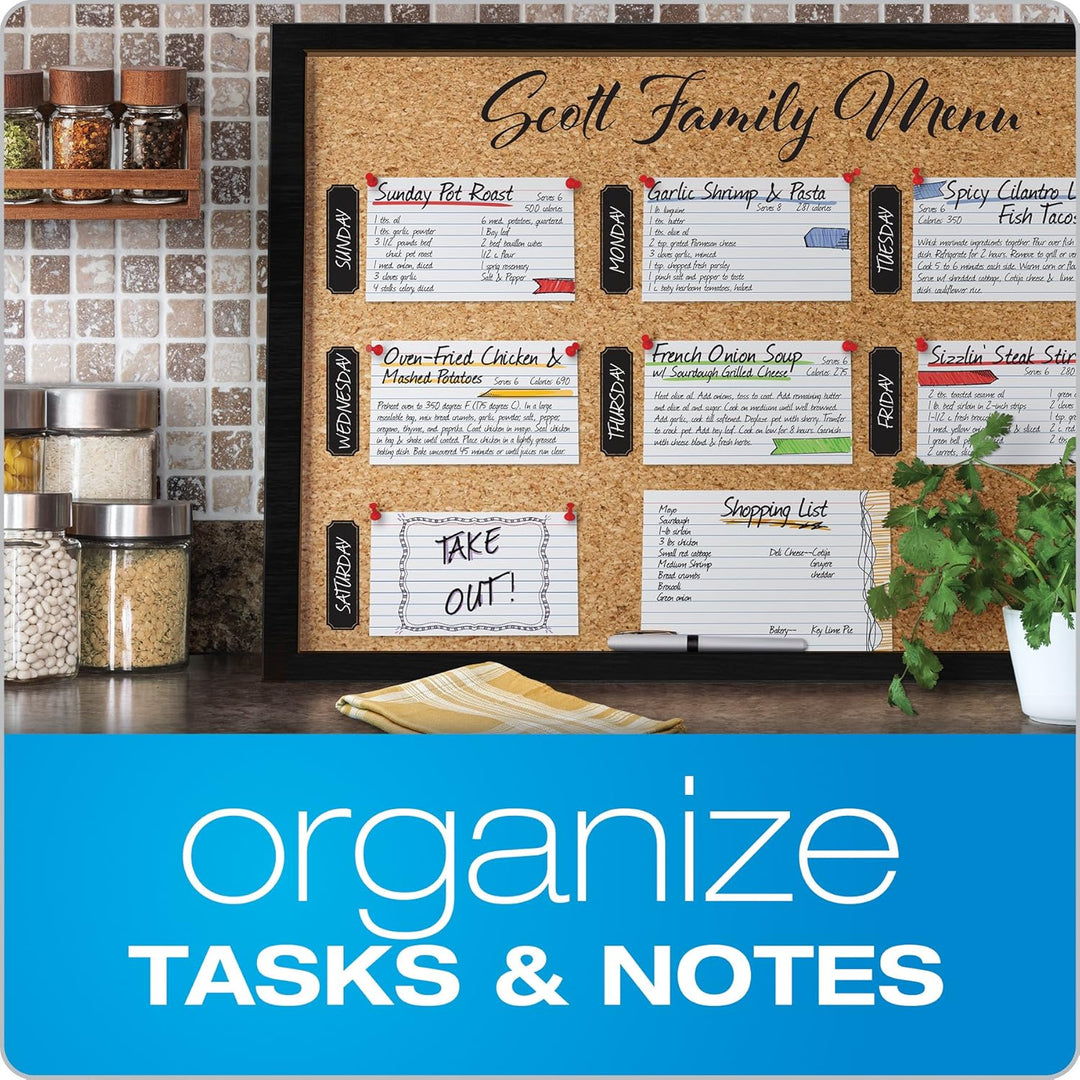 Oxford Karteikarten, ohne Aufdruck, 7,62 x 12,7 cm, weiss, 100 Stück Liniert 3 x 5, 300 cards weiss