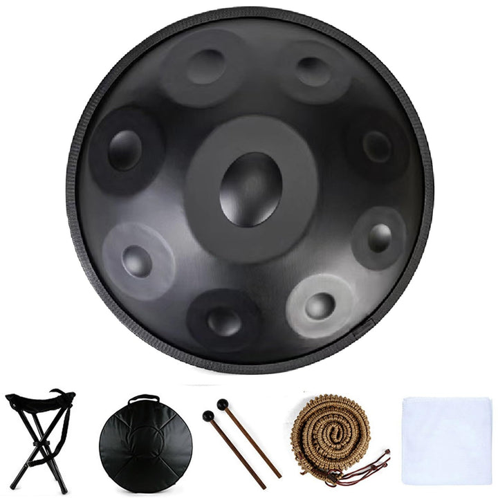 Handtrommel, Handpan-Drum-Instrument In D-Moll 9/10/12 Noten 56cm Stahl-Handpan-Trommel Mit Handpan