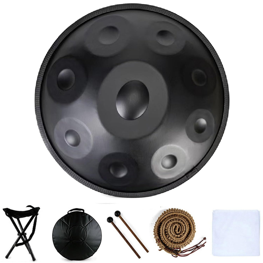 Handtrommel, Handpan-Drum-Instrument In D-Moll 9/10/12 Noten 56cm Stahl-Handpan-Trommel Mit Handpan