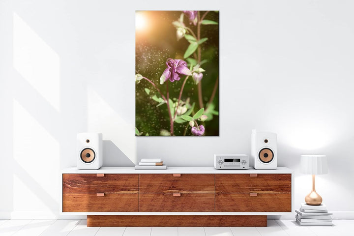 deyoli exotische Wildblume Format: 60x40 als Leinwandbild, Motiv fertig gerahmt auf Echtholzrahmen,