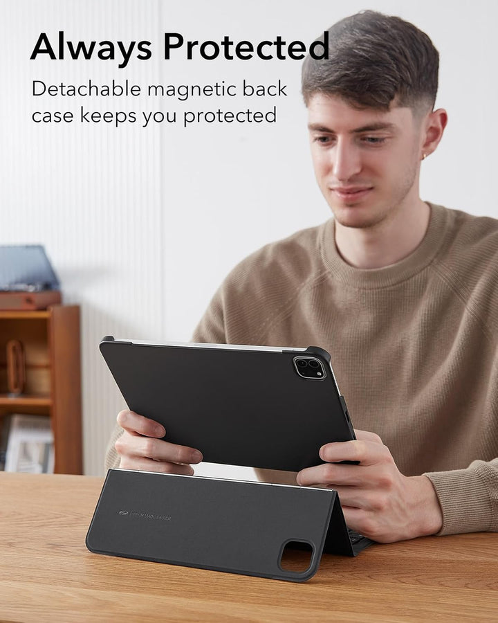 ESR Ascend Tastatur Hülle, iPad Tastatur kompatibel mit iPad Pro 11 (2022/2021/2020/2018), iPad Air