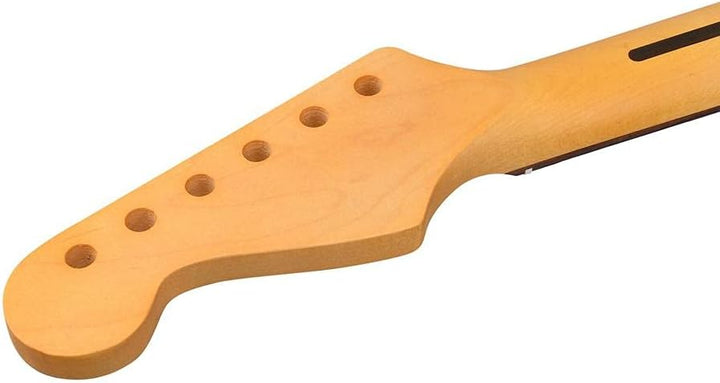 E-Gitarre-Hals, 22 Fret-Ahorn-Griffbrett-Gitarre-Hals, Gitarre-Fender-Hals für DIY-Teile Ersatz
