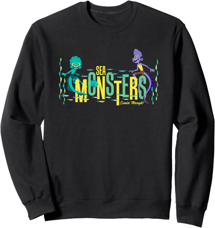 Disney Pixar Luca & Alberto Sea Monsters Text Sweatshirt
