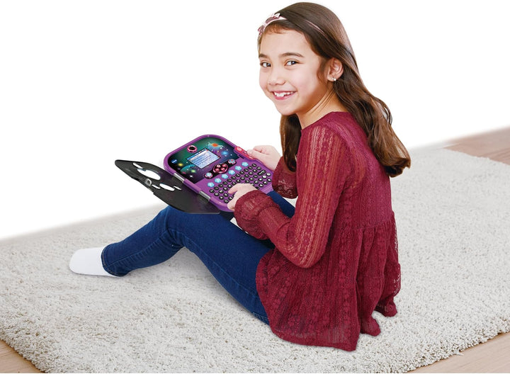 VTech KidiSecrets Selfie Music 2.0 Black Version, interaktives geheimes Tagebuch für Kinder mit Dual