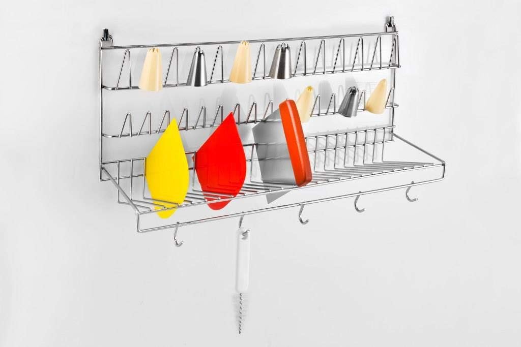 thermohauser Unterteil für Tüllen und Kleingeräte (Edelstahl rostfrei) für Wandaufhänger, Unterteil