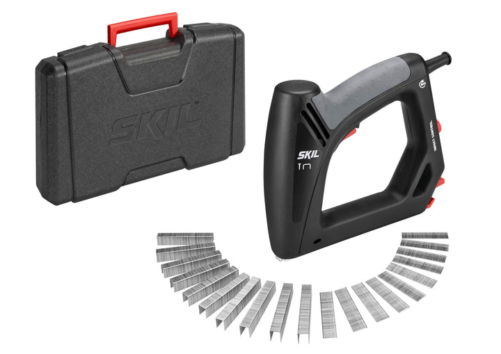 Skil Tacker 8200 AC (Elektrotacker, Elektronagler, für Nägel + Klammern bis 16 mm, Kabellänge 6 Mete