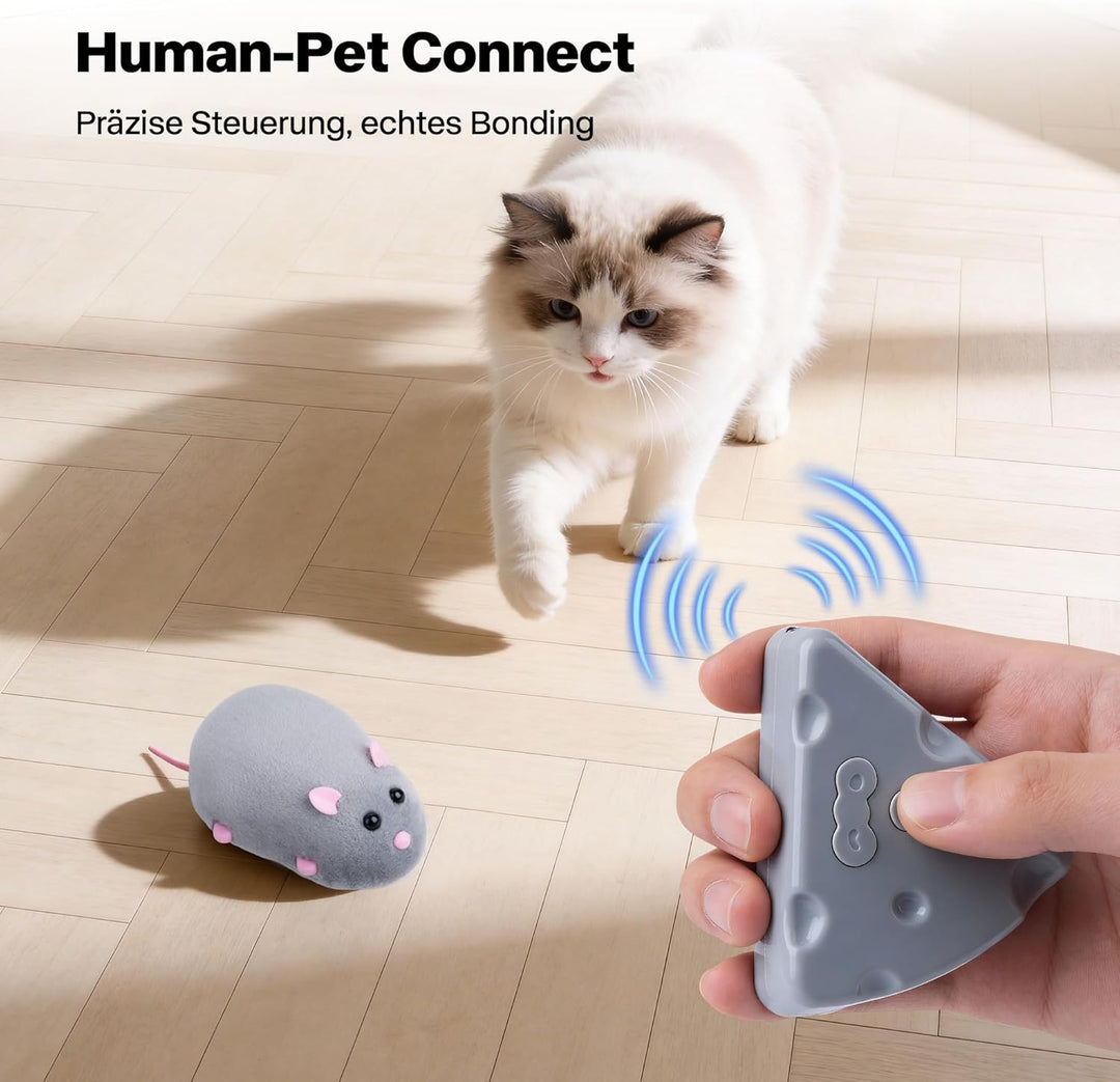 Pet Prime elektrische Katzenmaus, Mausspielzeug für Katze, Spielzeug Maus, Katzen interaktiv Spielze