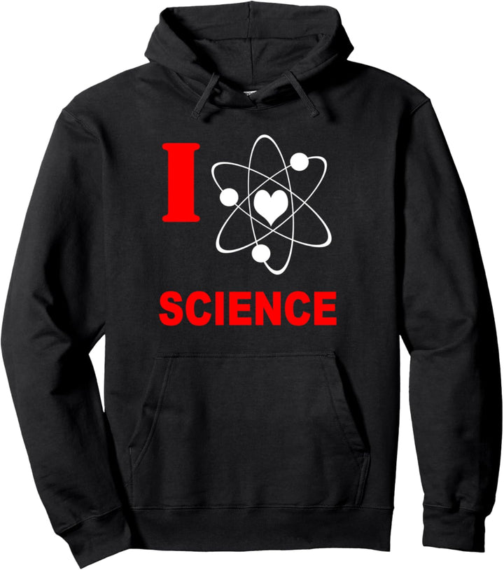 Ich liebe Wissenschaft Atom Pullover Hoodie