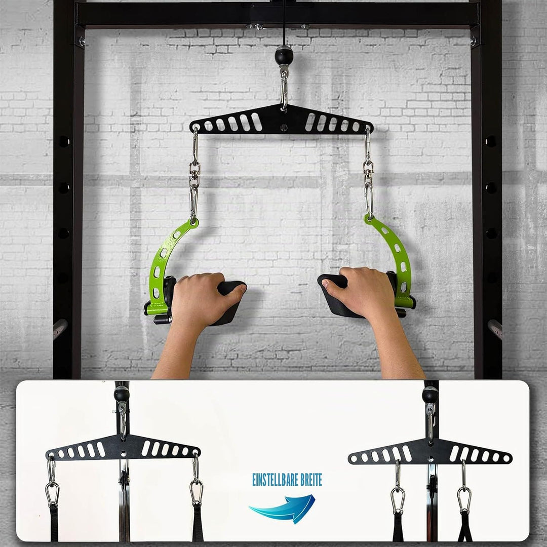 KORIKAHM Multi-Grip LAT Pull Down Bar für Home Gym Fitness, Spreizplatte LAT Pulldown Aufsätze für P