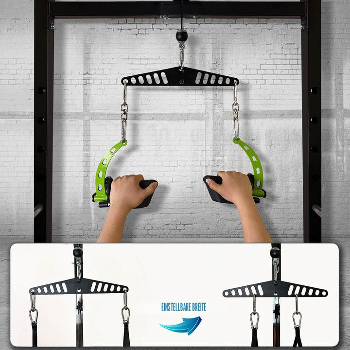 KORIKAHM Multi-Grip LAT Pull Down Bar für Home Gym Fitness, Spreizplatte LAT Pulldown Aufsätze für P