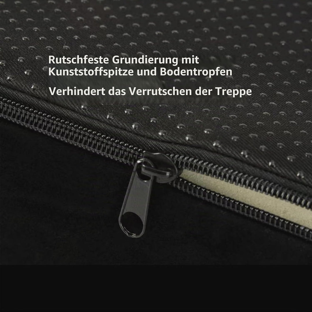 BingoPaw Haustiertreppe Hundetreppe 5 Stufen: Hundetreppe 56 cm Hoch Hunderampe für Bett und Sofa, B