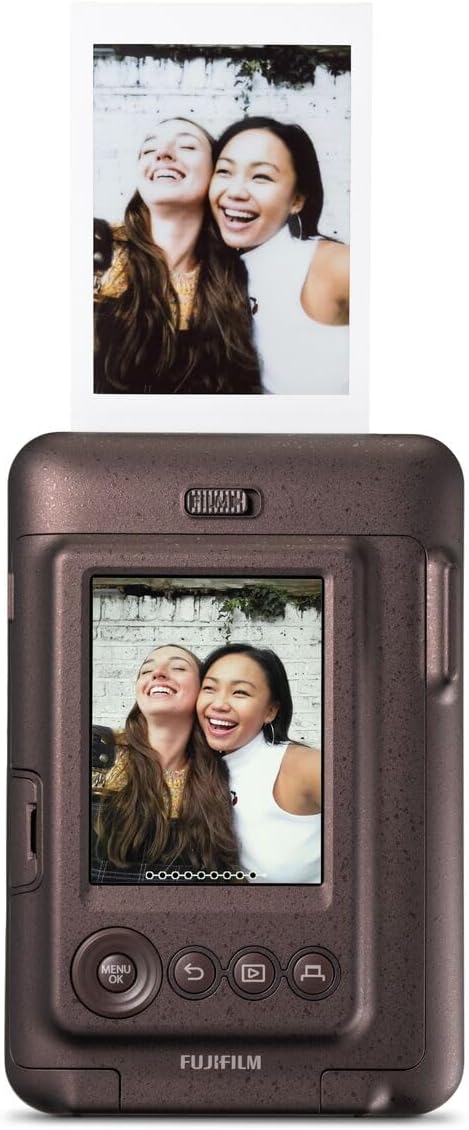 INSTAX Mini LiPlay 2 Digital Hybrid Camera Deep Bronze, Deep Bronze