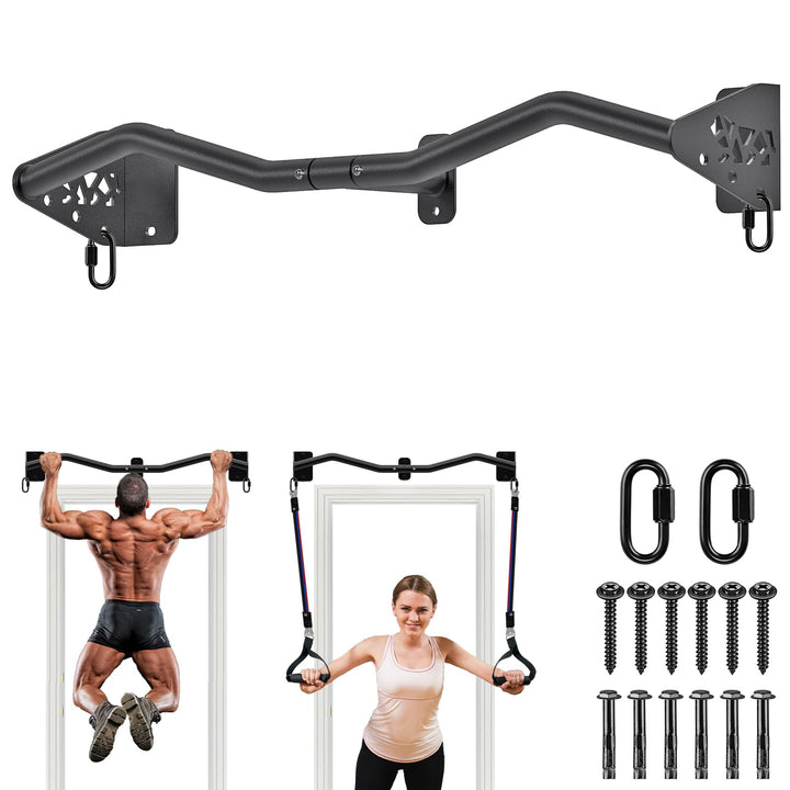 Kipika schwere Wand-Klimmzugstange, Türrahmen-Klimmzugstange für Heim-Fitnessstudio Krafttraining fü