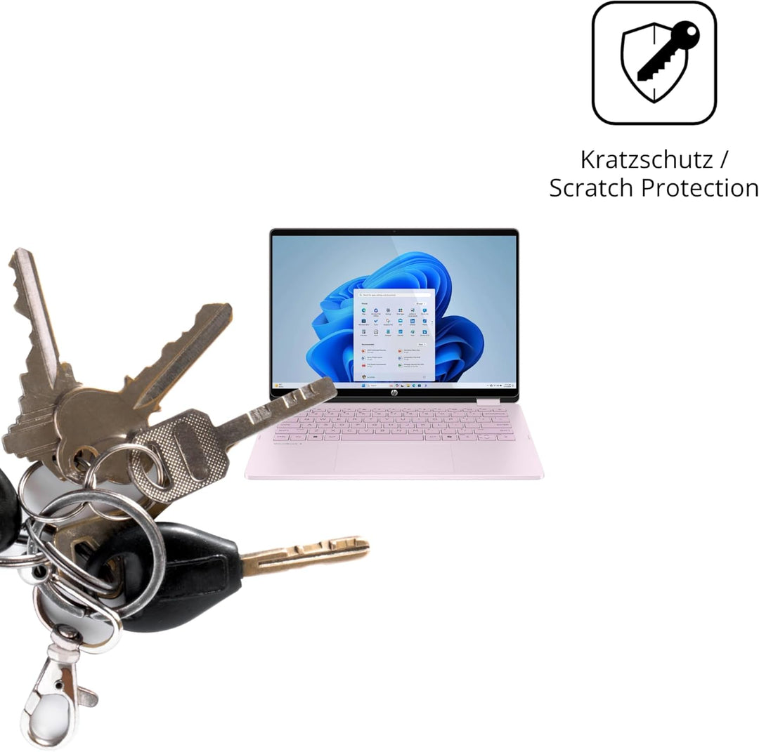 dipos I 2x Schutzfolie klar passend für HP OmniBook 5 Flip 14 FP0765ng Folie Displayschutzfolie, Ult