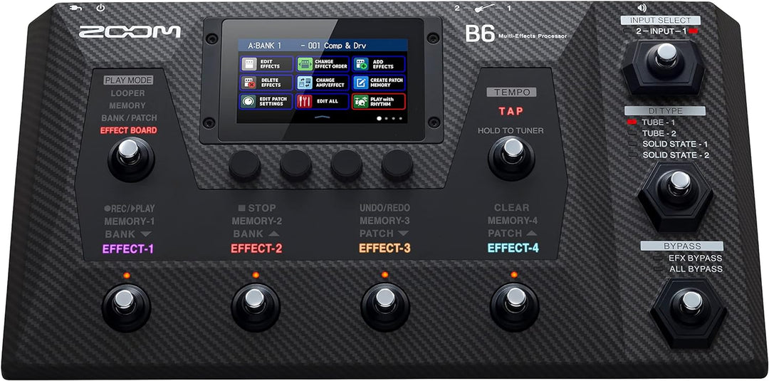 Zoom B6 Multi-Effects Processor for Bass