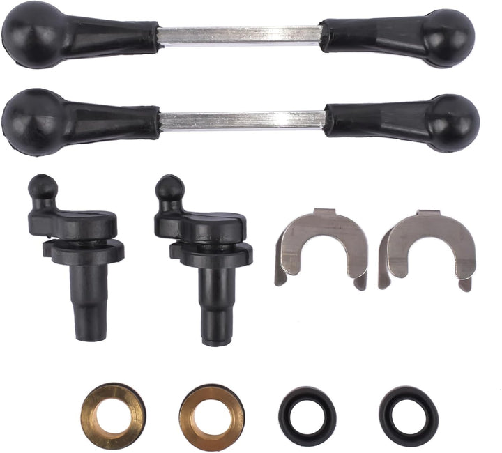 Bisenya Ansaugkrümmer-Wirbelklappen-Reparatursatz Kompatibel mit 059198212 059129711 059129712 2.7 3