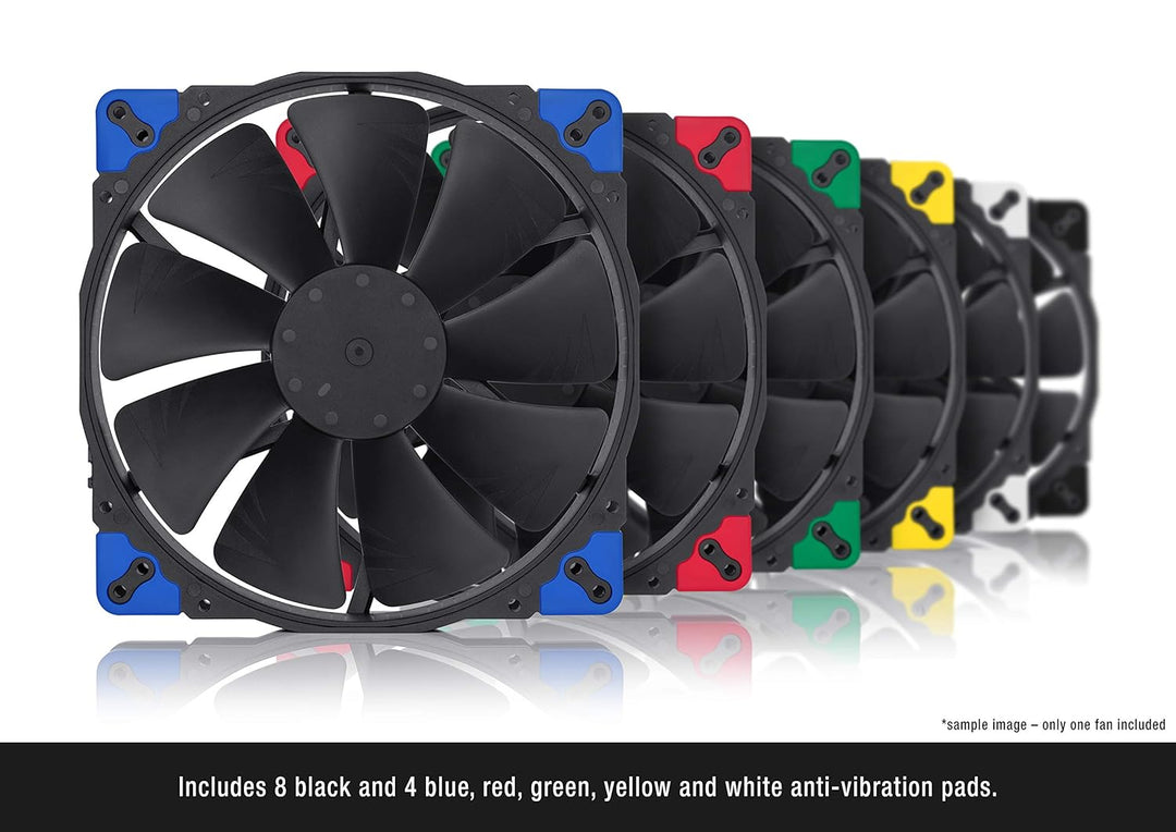 Noctua NF-A20 PWM chromax.black.swap, Leiser Premium-Lüfter, 4-Pin (200x30mm, Schwarz)