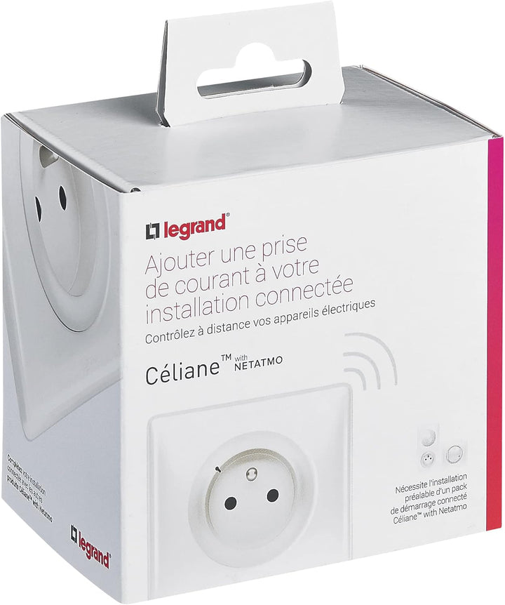Legrand LEG67725 Celiane with Netatmo x, 3680 W, Weiss, Weiss