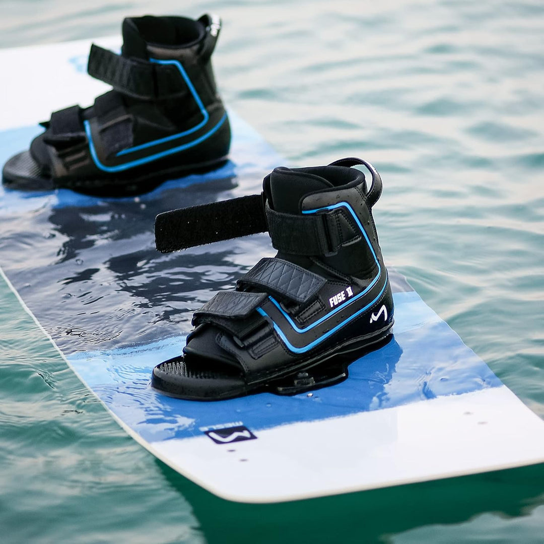 Mesle Wakeboard-Bindung Fuse, Klettverschluss Boots, Open Toe, S-M L-XL, L-XL