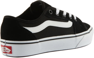 Vans Damen Filmore Decon Sneaker Sneaker 36.5 EU Suede Canvas Black White, Sneaker 36.5 EU Suede Can