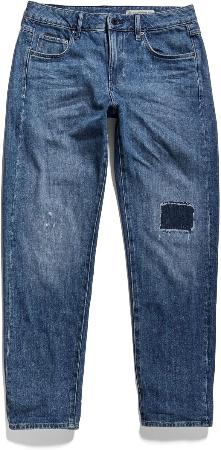 G-STAR Damen Kate Boyfriend Fit Jeans Jeans 26W / 32L Blau (Faded Capri Restored D15264-c779-d347),