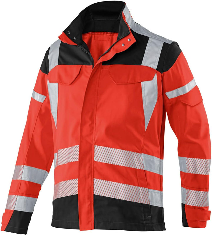 KÜBLER Workwear KÜBLER REFLECTIQ Arbeitsjacke PSA 2 warnrot/schwarz warnrot/schwarz 98, warnrot/schw