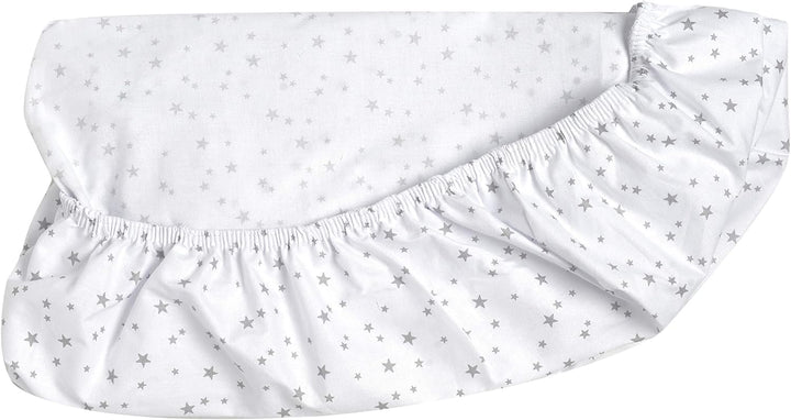 FlyIdeas Next 2 Me Spannbettlaken Beistellbett 83x50 cm, 2 STK. - 2 Spannleintuch Matratzenschoner f