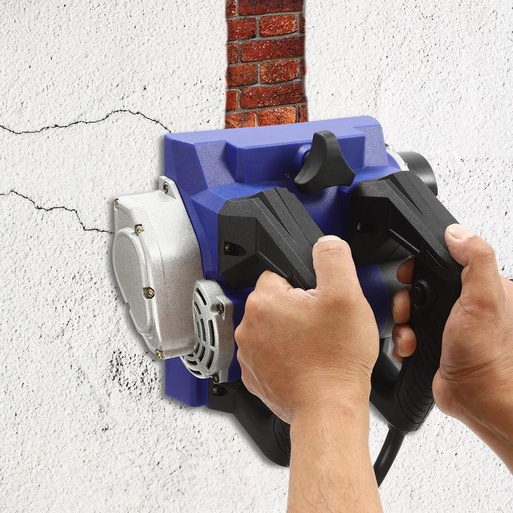 1300W Elektrische Betonfräse Tragbare Wandfräse Power Sanierungsfräse Putzfräse Mauerfräse zum Schau