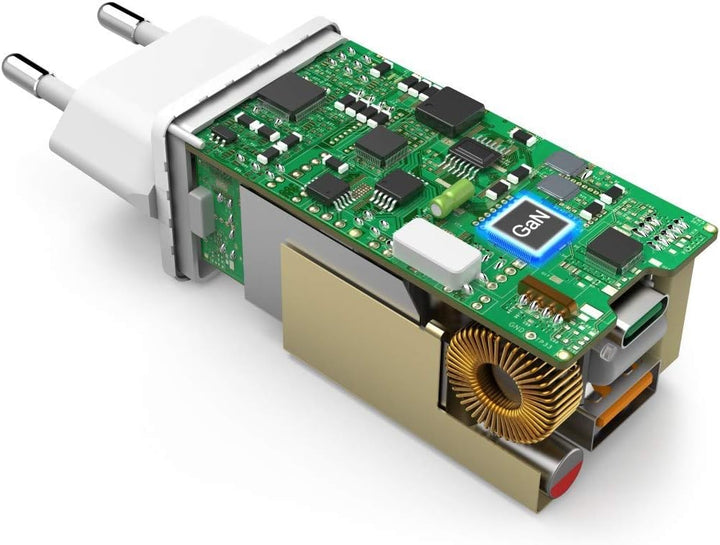 Hama GaN 210592 USB-Ladegerät Steckdose Ausgangsstrom (max.) 3000mA USB, USB-C Buchse (Power Del