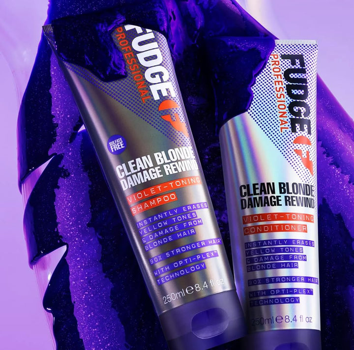 Fudge Professional Clean Blonde Damage Rewind Violet-Toning Anti-Gelbstich Conditioner, 1000 ml bunt