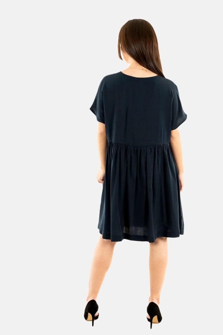 ICHI Damen Kleid S 194010/Total Eclipse, S 194010/Total Eclipse