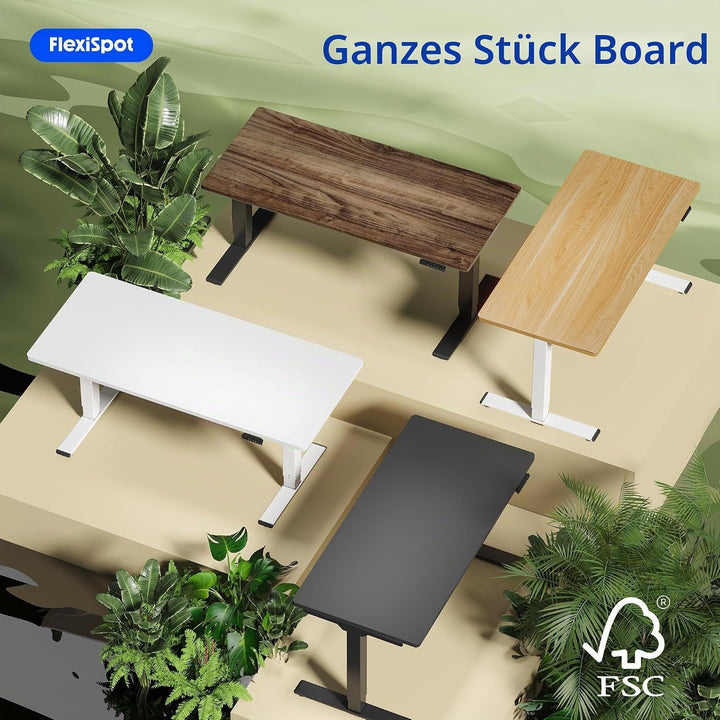 FLEXISPOT stabile Tischplatte 180x80 cm 2,5 cm stark - DIY Schreibtischplatte Bürotischplatte Spanho