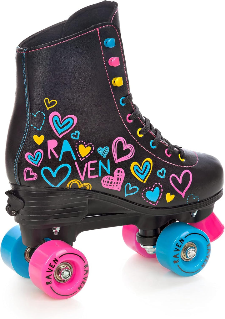 Raven Verstellbare Rollschuhe Roller Skates Trista/Serena - Kugellager Carbon Abec7 - SAS - Shock Ab