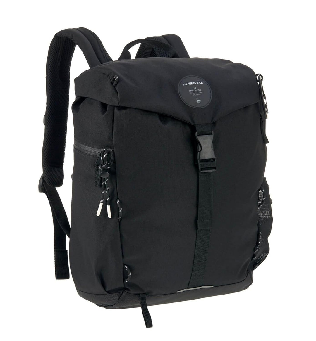 Lässig 1103026000 Green Label Outdoor Backpack Black, Schwarz, 850 g, Schwarz