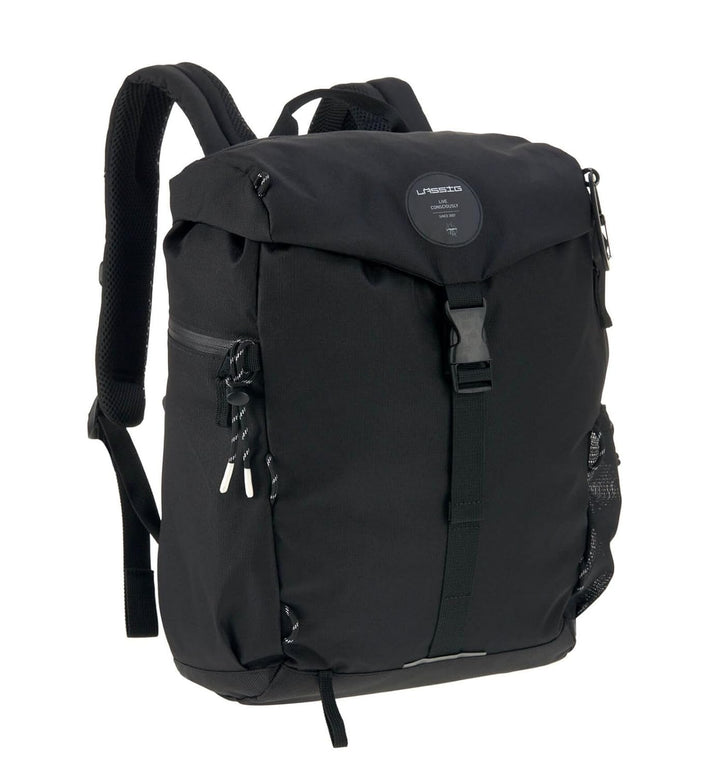Lässig 1103026000 Green Label Outdoor Backpack Black, Schwarz, 850 g, Schwarz