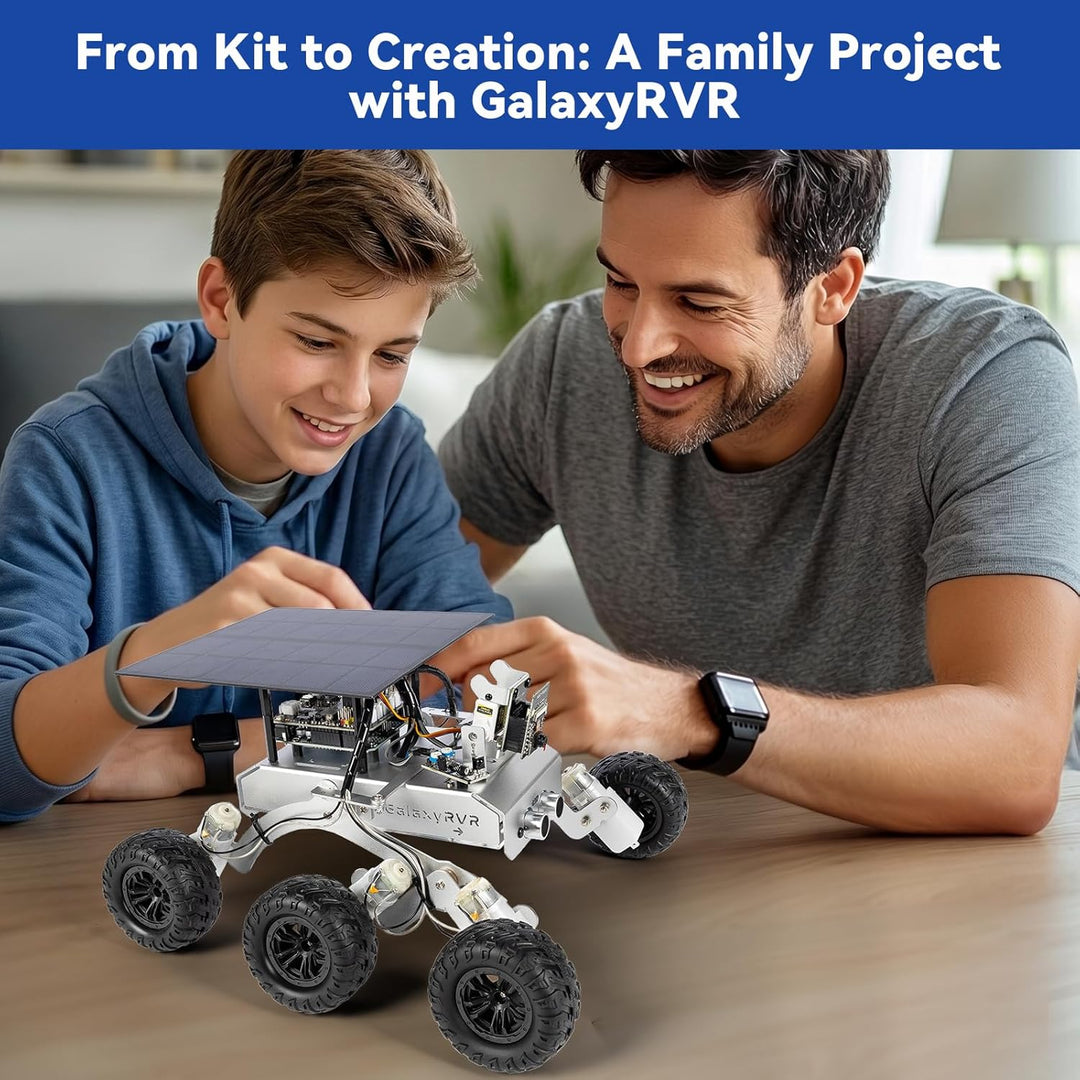 SUNFOUNDER GalaxyRVR Mars Rover Kit, Smartes Video-Roboterauto-Kit kompatibel mit Arduino mit ESP32
