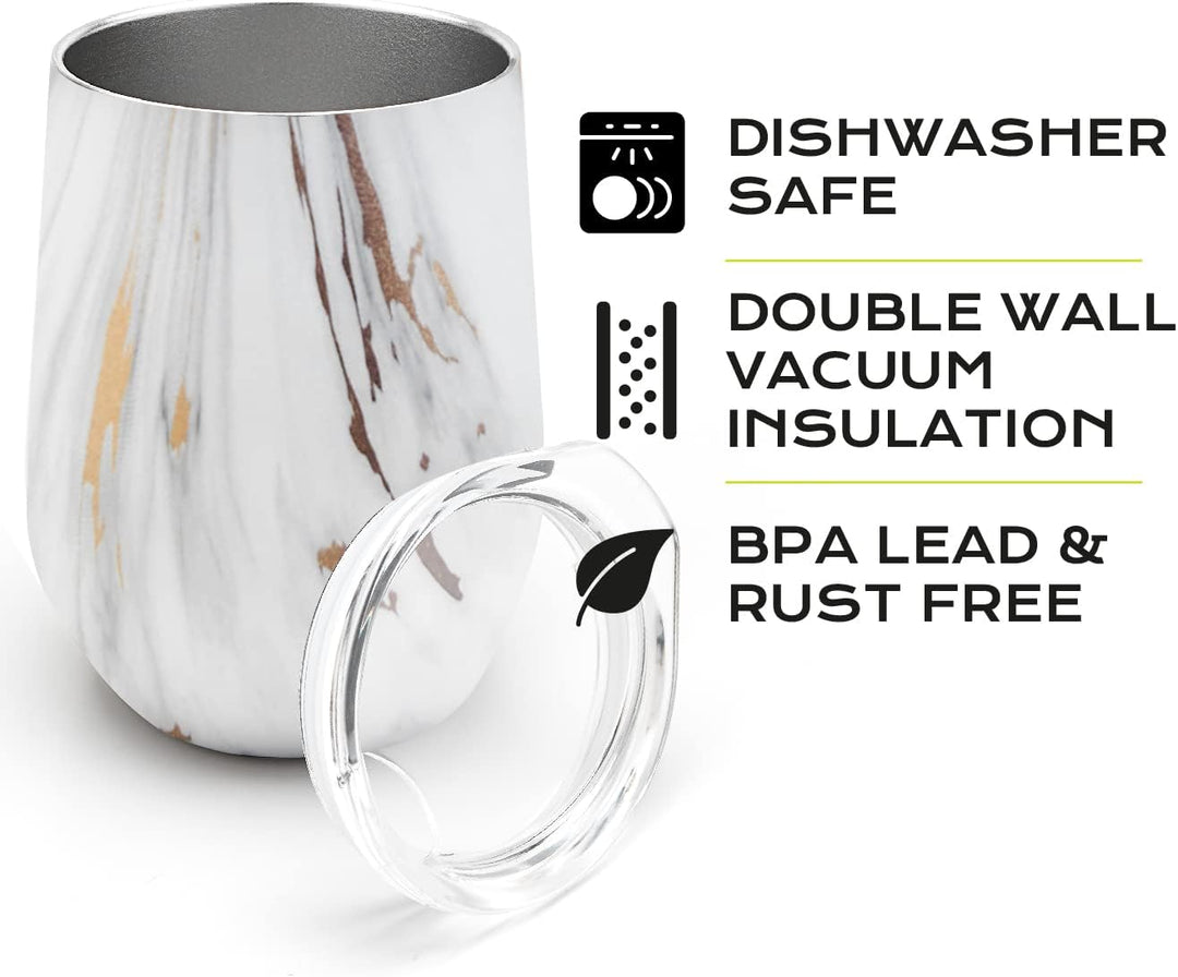 balibetov - Neu - Modernes Yerba Mate Gourd Set (Mate Tasse) - Doppelwandiger 18/8 Edelstahl Enthält