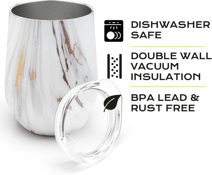 balibetov - Neu - Modernes Yerba Mate Gourd Set (Mate Tasse) - Doppelwandiger 18/8 Edelstahl Enthält