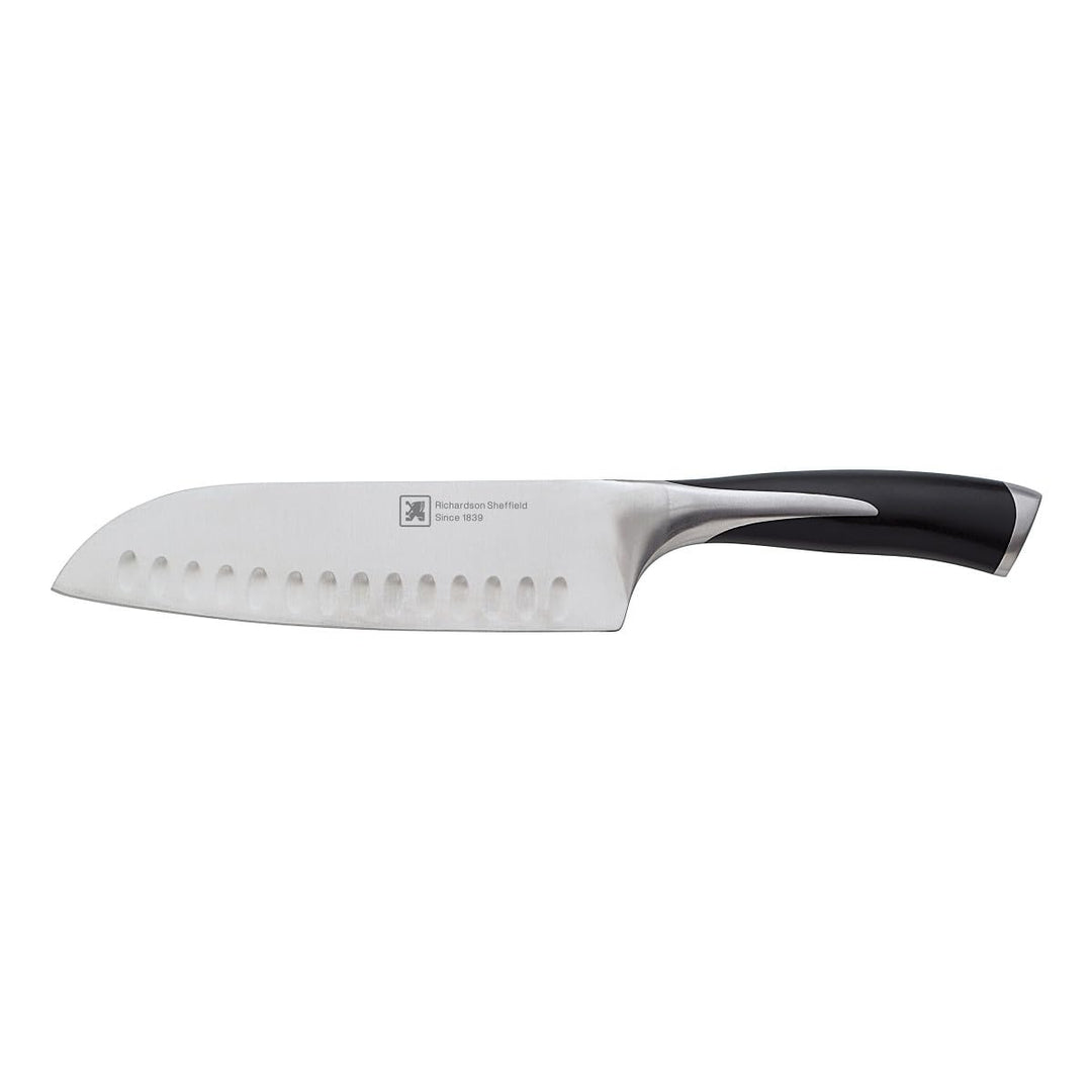 Richardson Sheffield KYU Santoku-Messer, extrem harter Edelstahl, rutschfeste Griffe, spülmaschinenf