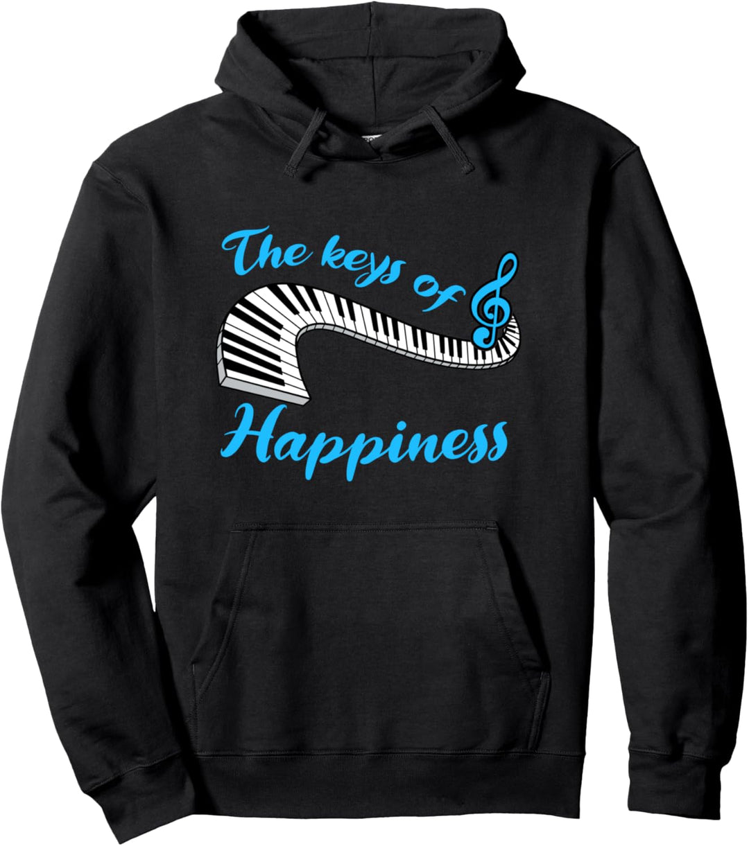 Klavier Musikinstrumente Musiklehrer Pullover Hoodie