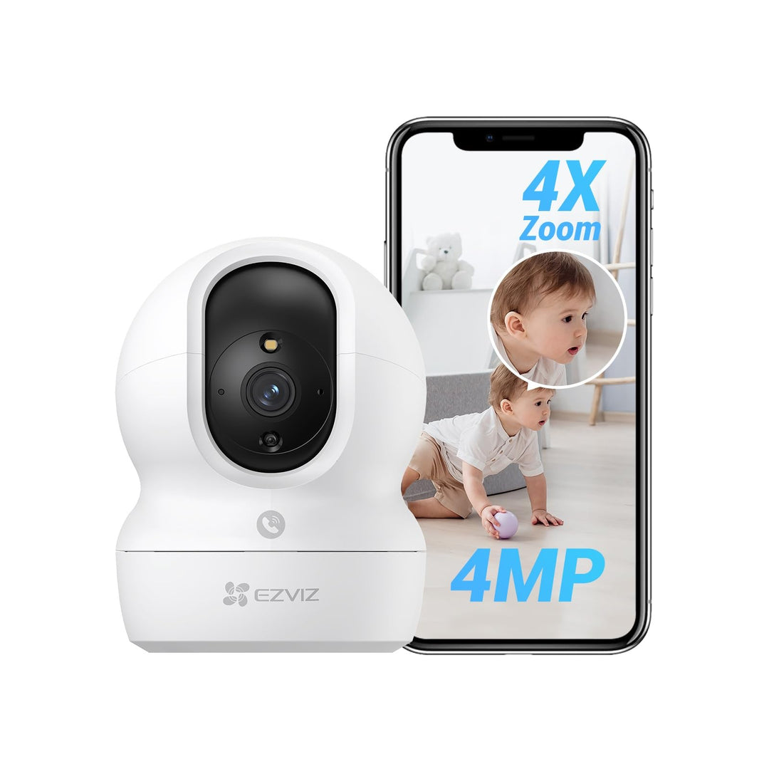 EZVIZ WLAN Indoor Überwachungskamera, 360º PTZ IP Kamera mit Farbnachtsicht, Personen-/Geräuscherken