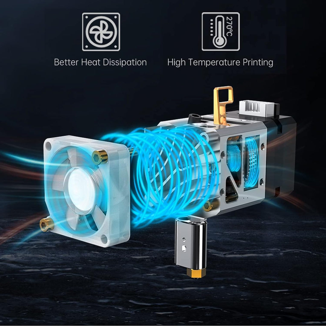 BIQU H2 V2S Lite Extruder Direct Drive Extruder High Flow Hotend Hochgeschwindigkeitsdruck für Ender