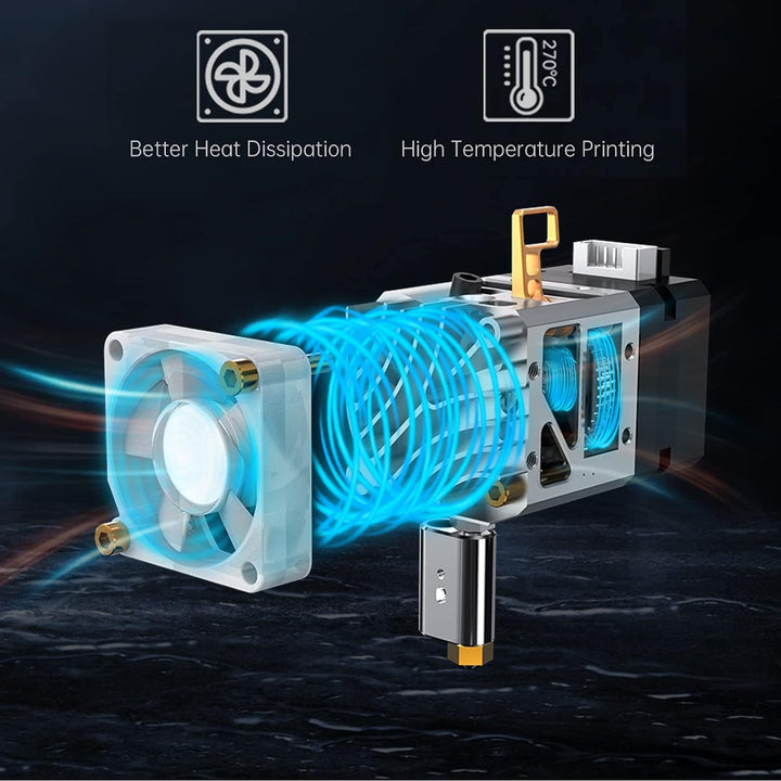 BIQU H2 V2S Lite Extruder Direct Drive Extruder High Flow Hotend Hochgeschwindigkeitsdruck für Ender