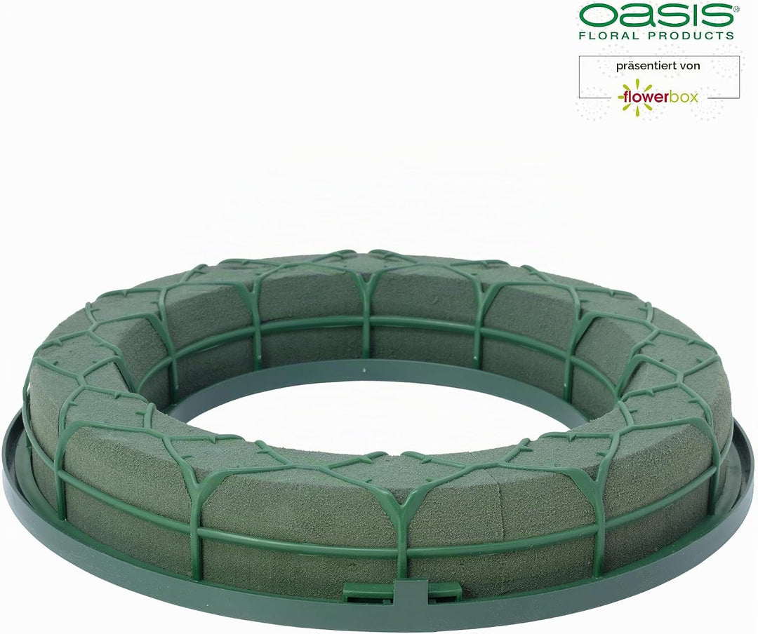 Flowerbox Oasis Steckschaum IDEAL Universal Ring Ø27cm Steckmasse Steckschwamm - 3 Stück
